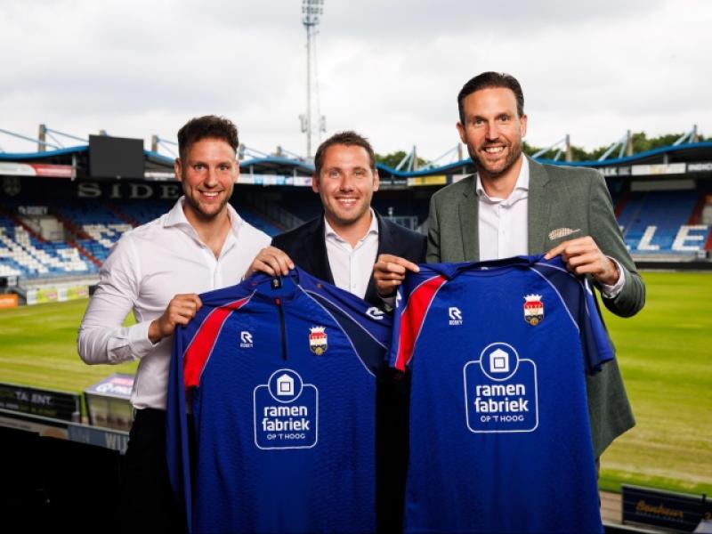 Ramenfabriek Op ’t Hoog nieuwe shirtpartner trainingskleding Willem II